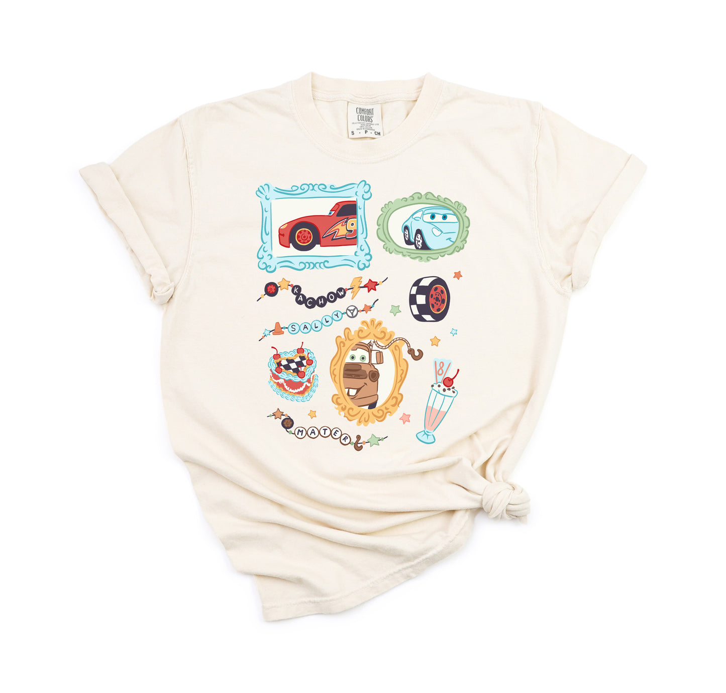 Coquette Cars - Comfort Colors Adult Tee