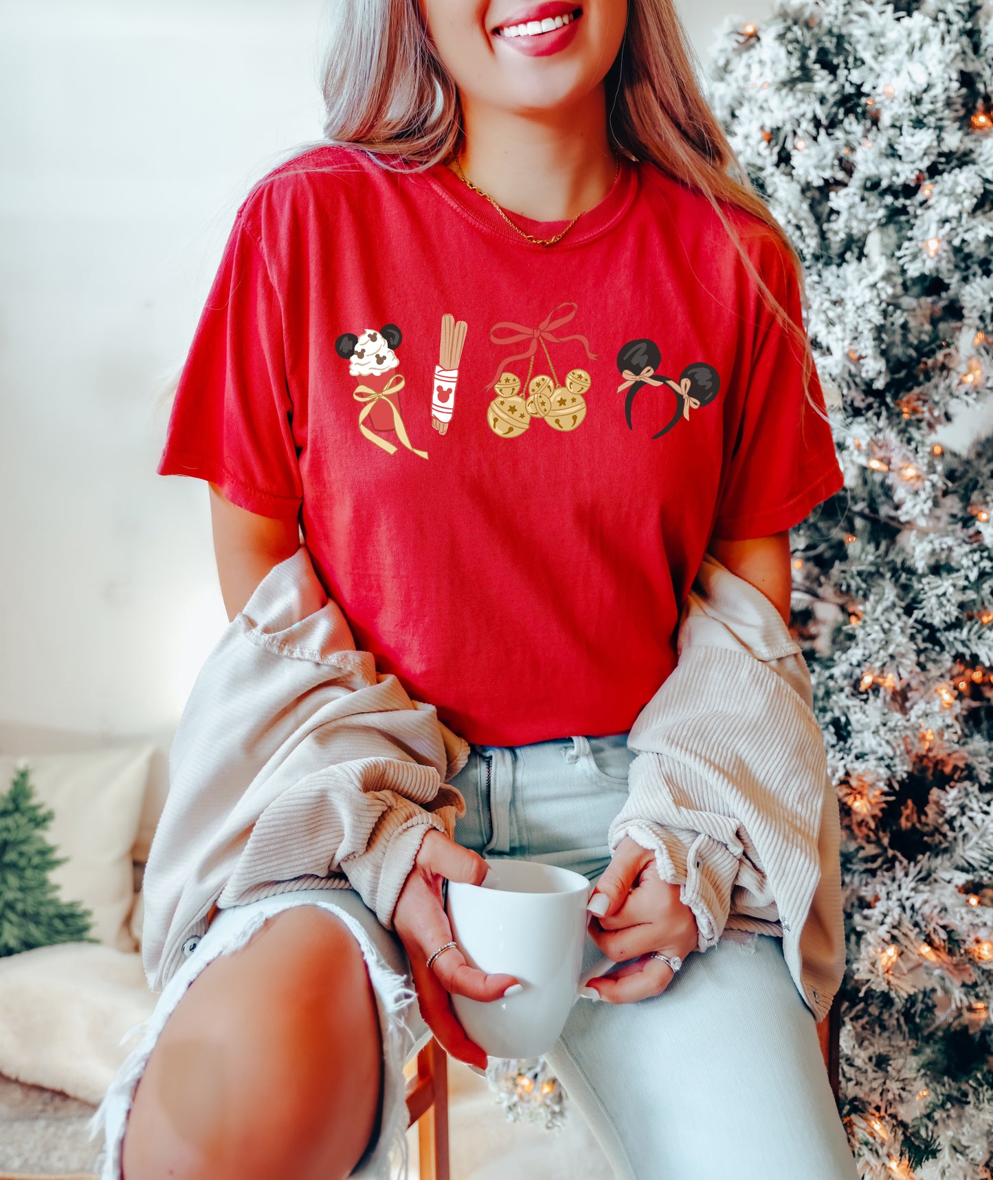 Just a Christmas Girl - Comfort Colors Adult Tee