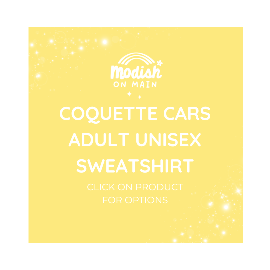 Coquette Cars - Adult Fleece Sweatshirt