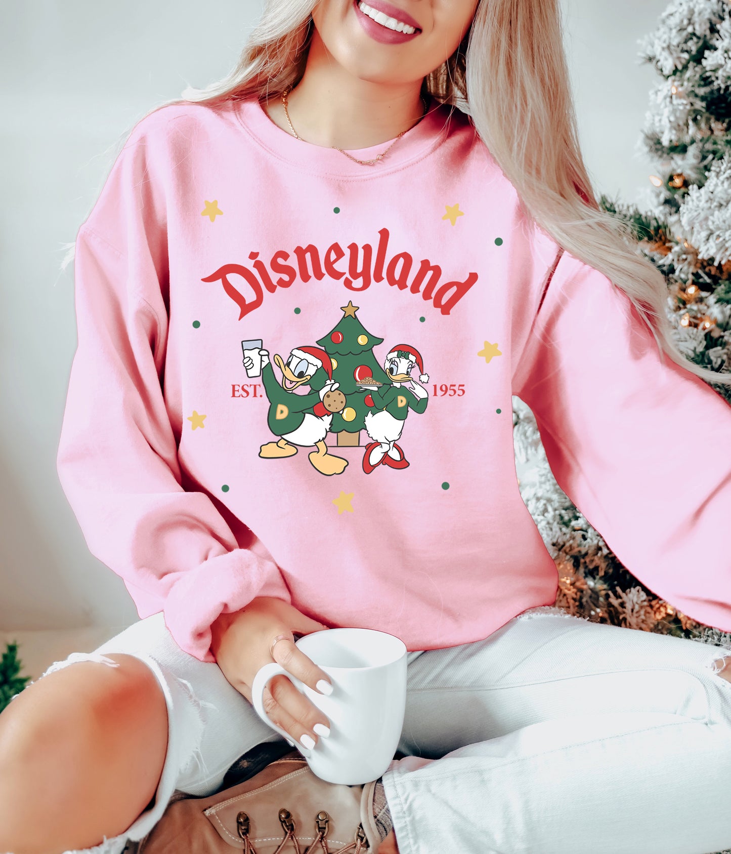 D*land Christmas Ducks - Adult Fleece Sweatshirt