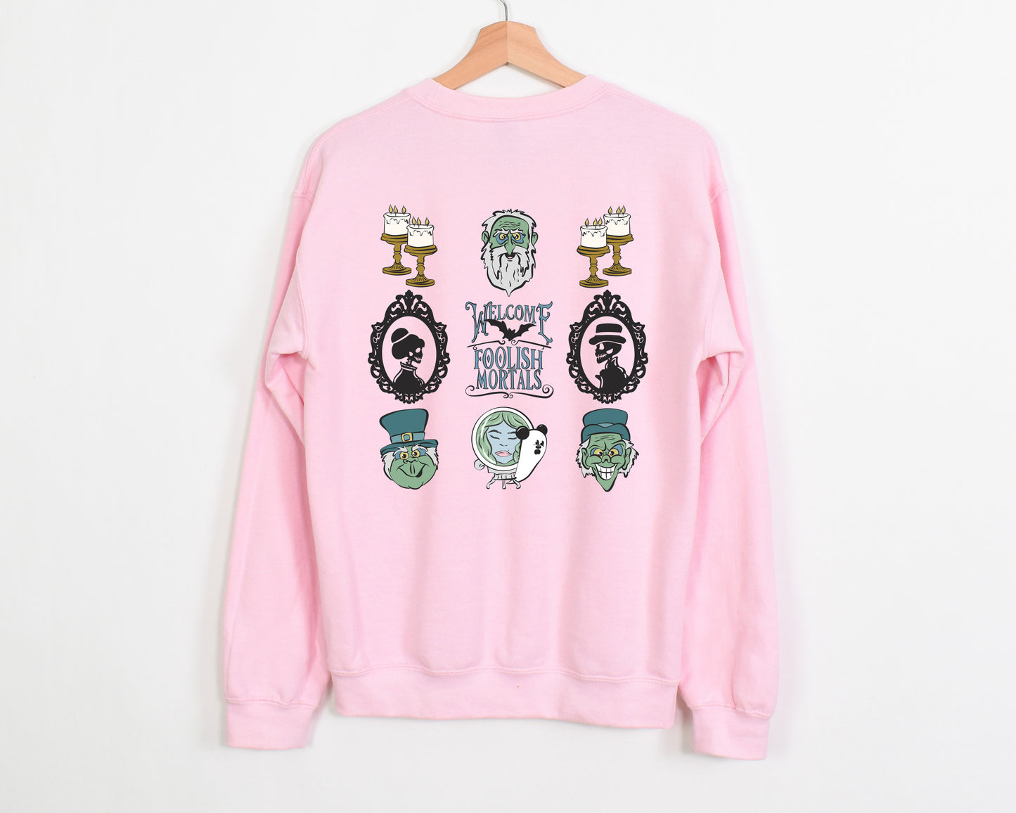 Foolish Mortals (Front & Back) - Adult Fleece Sweatshirt