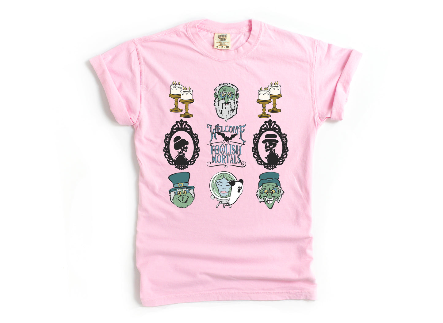 Foolish Mortals (Full Front) - Comfort Colors Adult Tee