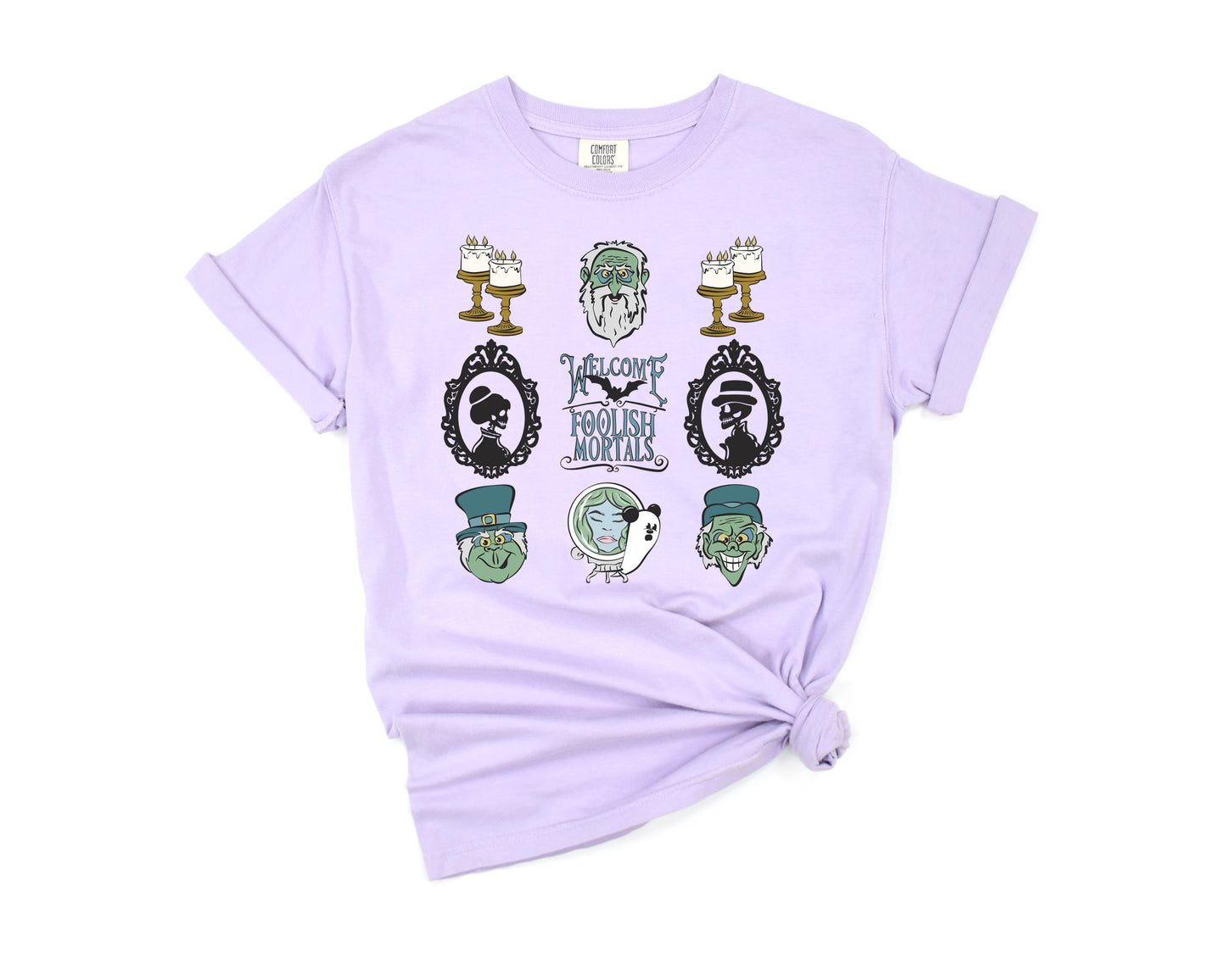 Foolish Mortals (Full Front) - Comfort Colors Adult Tee
