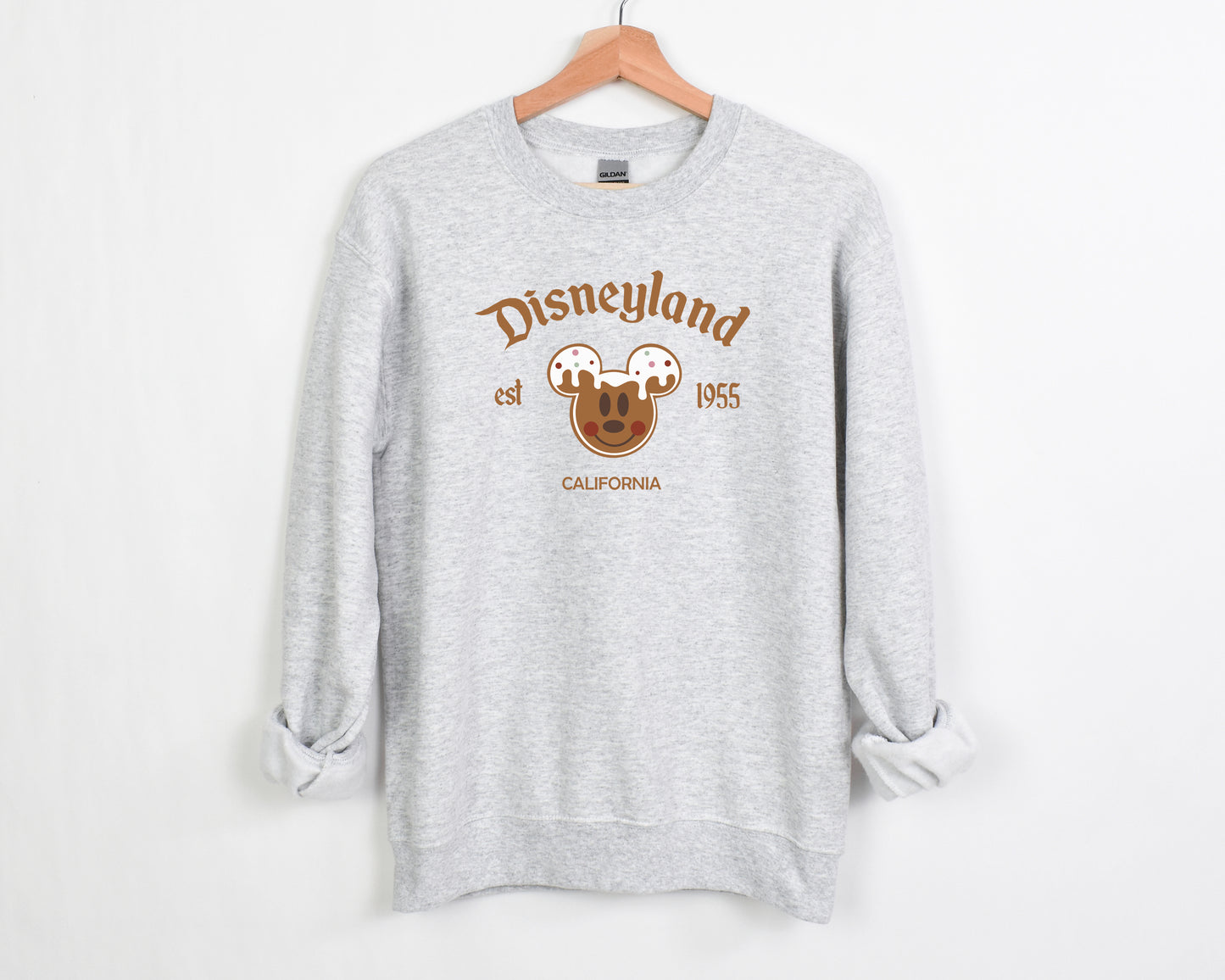 D*land Gingerbread Mick - Adult Fleece Sweatshirt