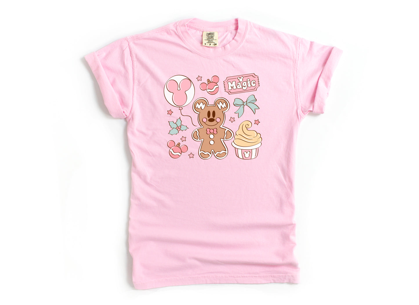 Ginger Cookie Snacks (Pink) - Comfort Colors Adult Tee