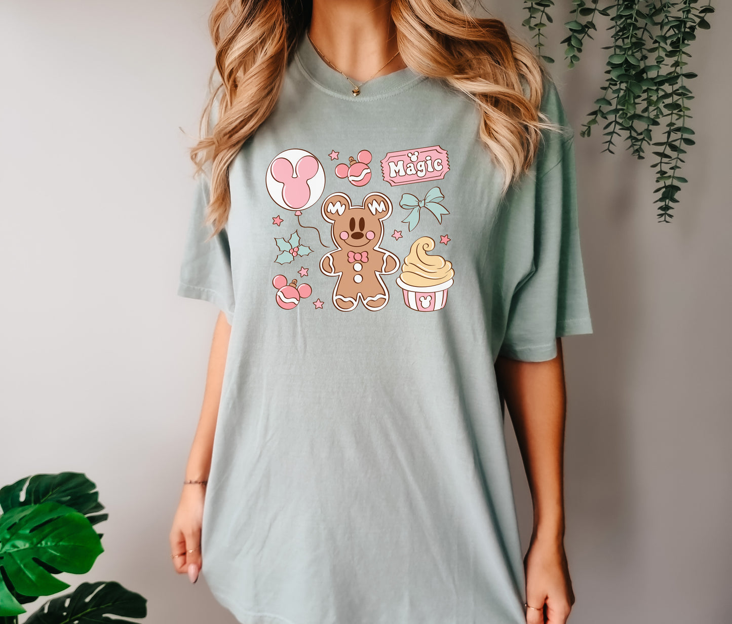 Ginger Cookie Snacks (Pink) - Comfort Colors Adult Tee