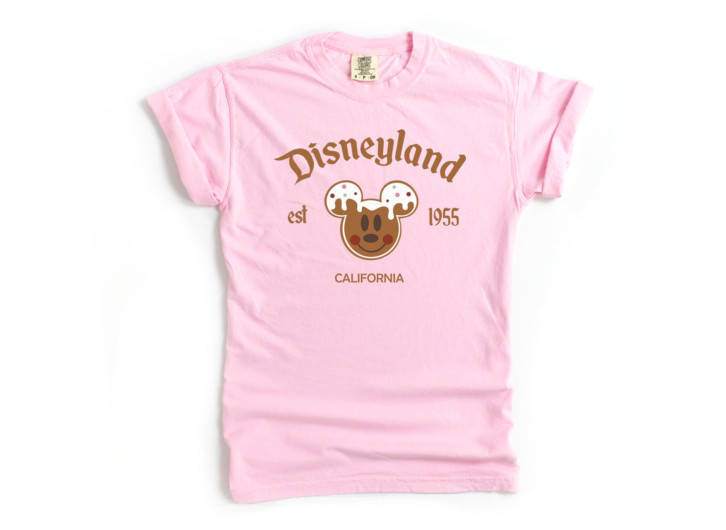 D*Land Gingerbread Mick- Comfort Colors Adult Tee