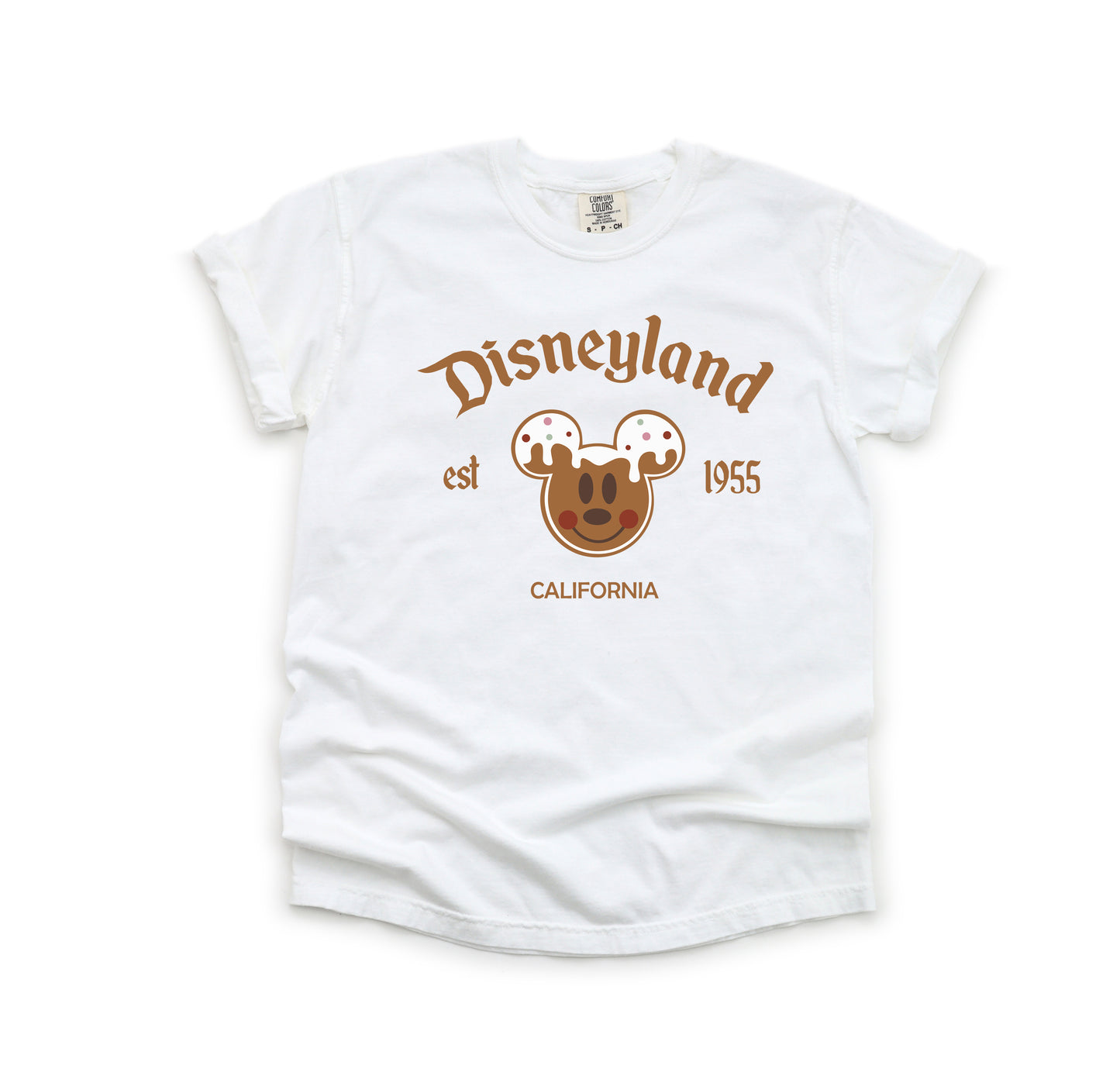 D*Land Gingerbread Mick- Comfort Colors Adult Tee