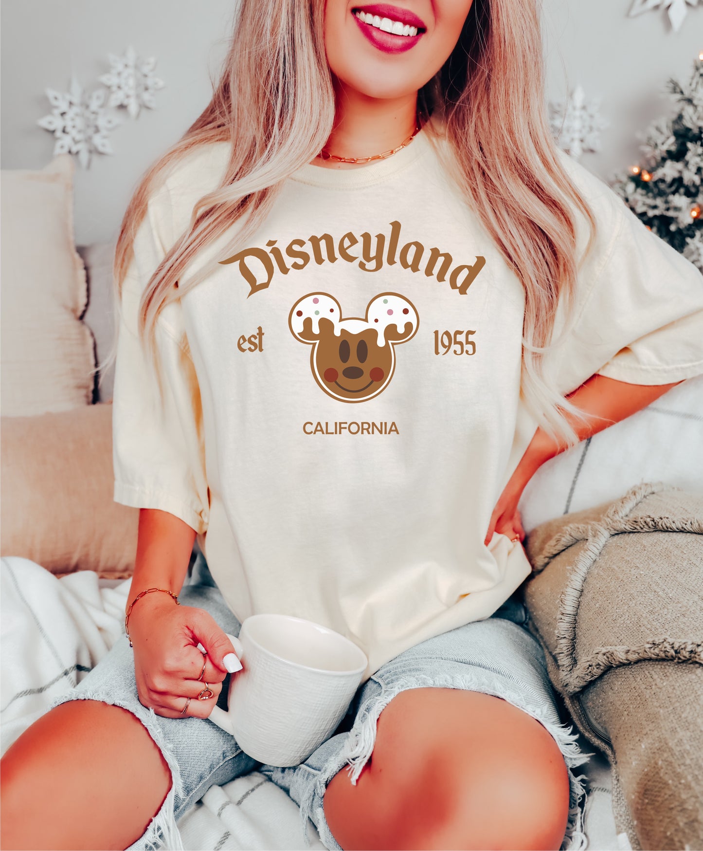 D*Land Gingerbread Mick- Comfort Colors Adult Tee