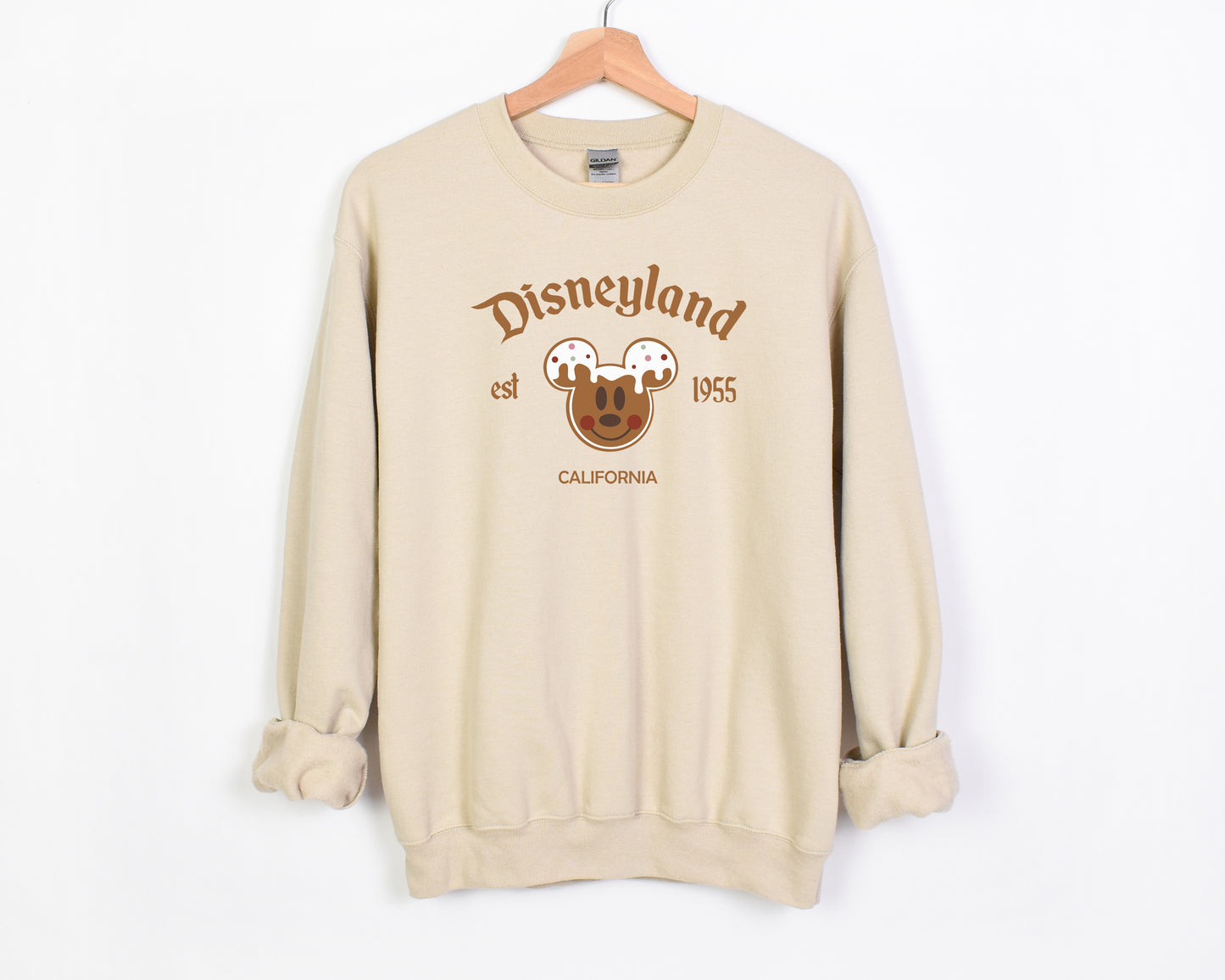 D*land Gingerbread Mick - Adult Fleece Sweatshirt