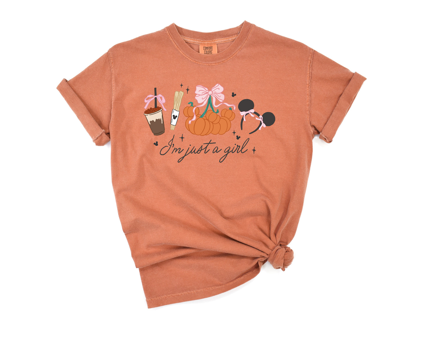 Just a {Fall} Girl- Comfort Colors Adult Tee