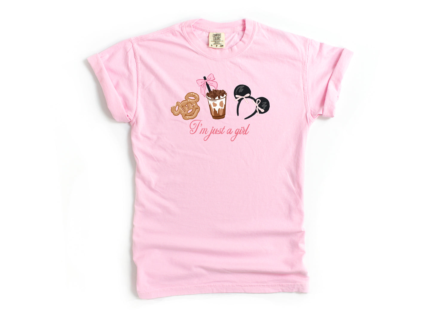Just a Girl - Comfort Colors Adult Tee