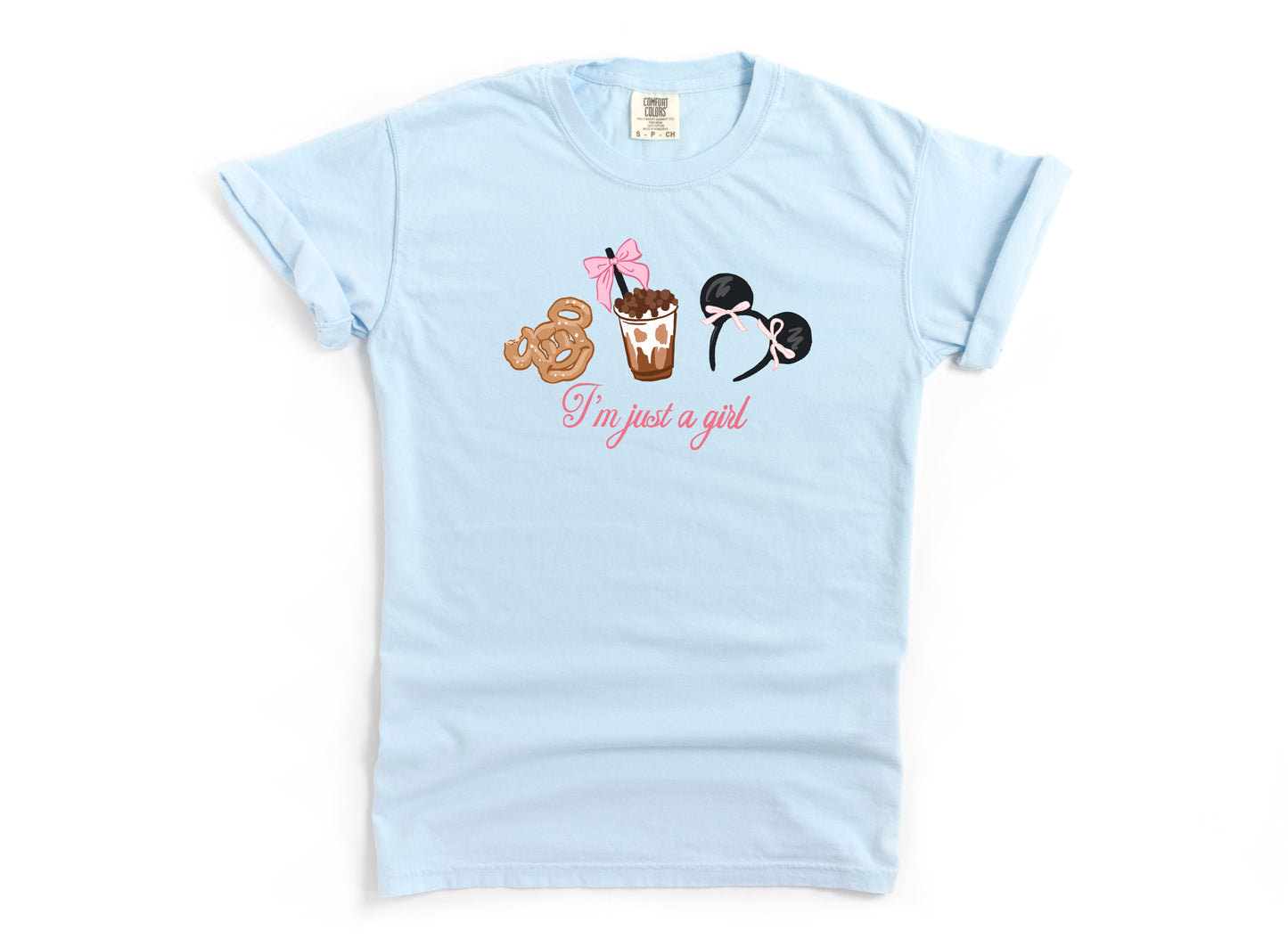 Just a Girl - Comfort Colors Adult Tee