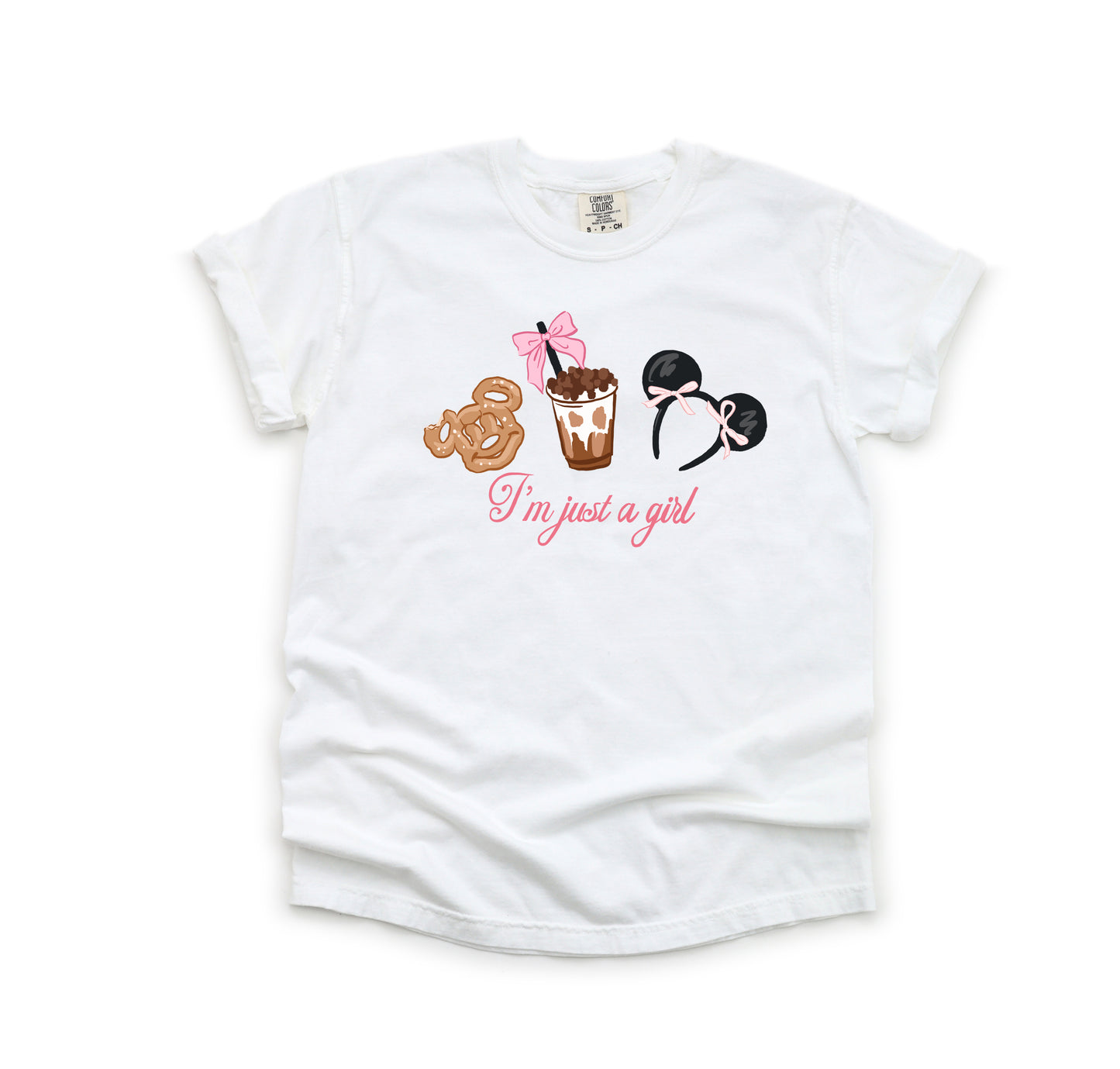 Just a Girl - Comfort Colors Adult Tee