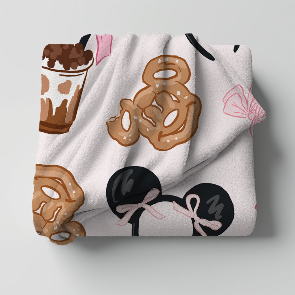 Just a Girl Minky Throw Blanket *PREORDER*