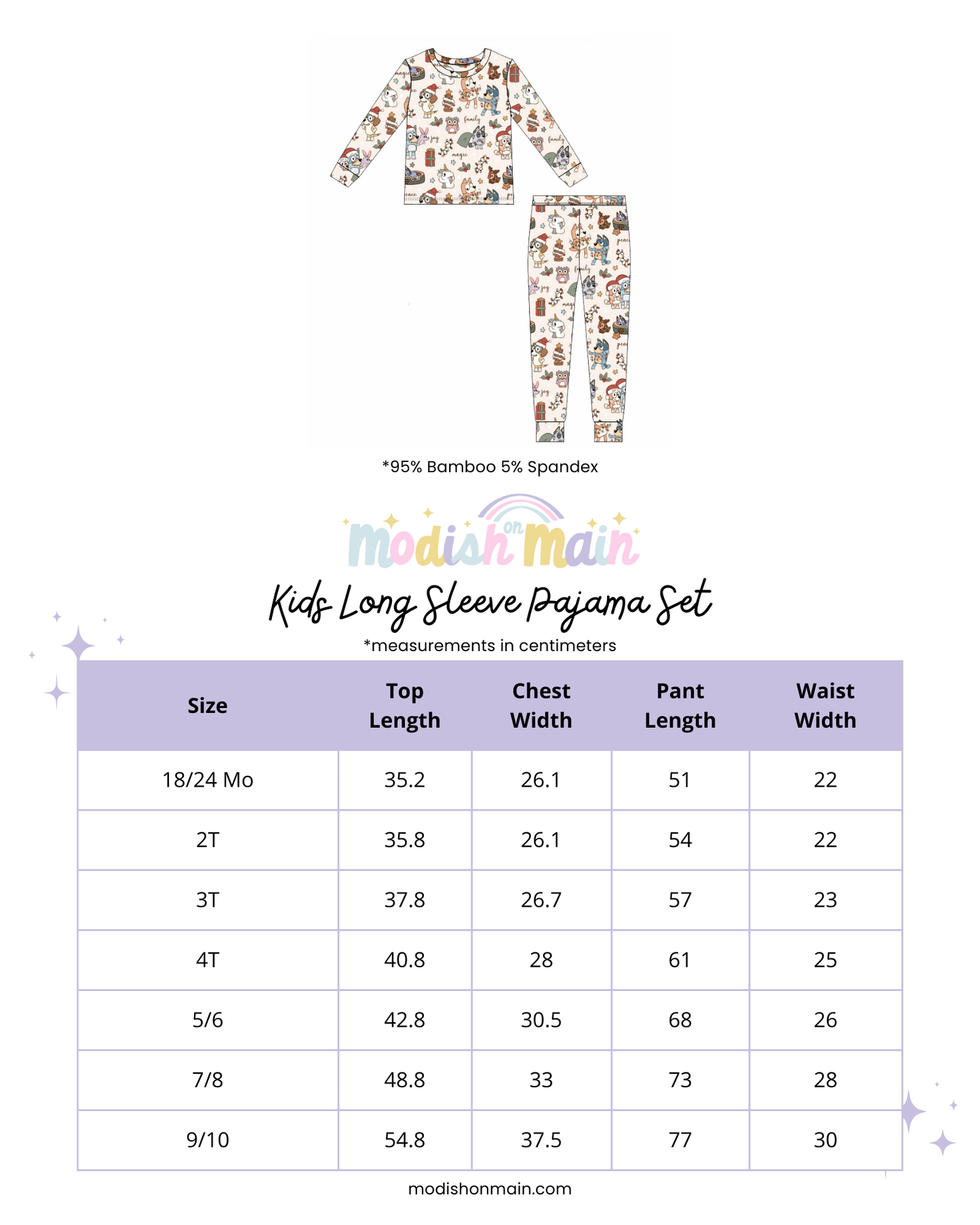 Holiday Monsters - Kids Bamboo Pajama Set *PREORDER ITEM - MID NOVEMBER SHIPPING*