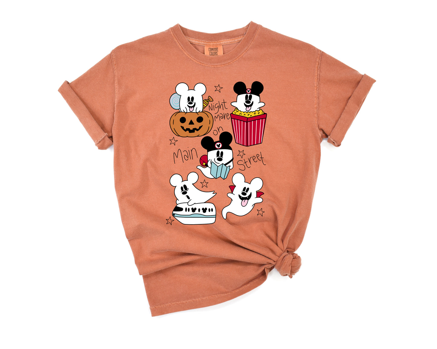 Boo's on Main Street - Comfort Colors Adult Tee