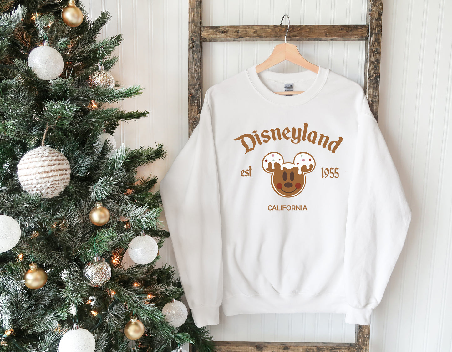 D*land Gingerbread Mick - Adult Fleece Sweatshirt