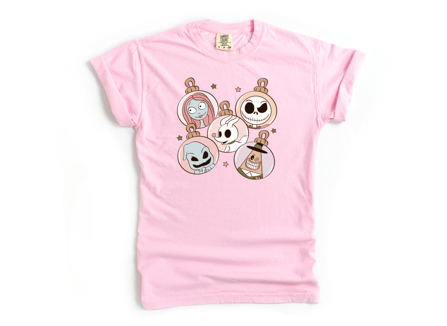 Nightmare Holiday Bulbs - Comfort Colors Adult Tee