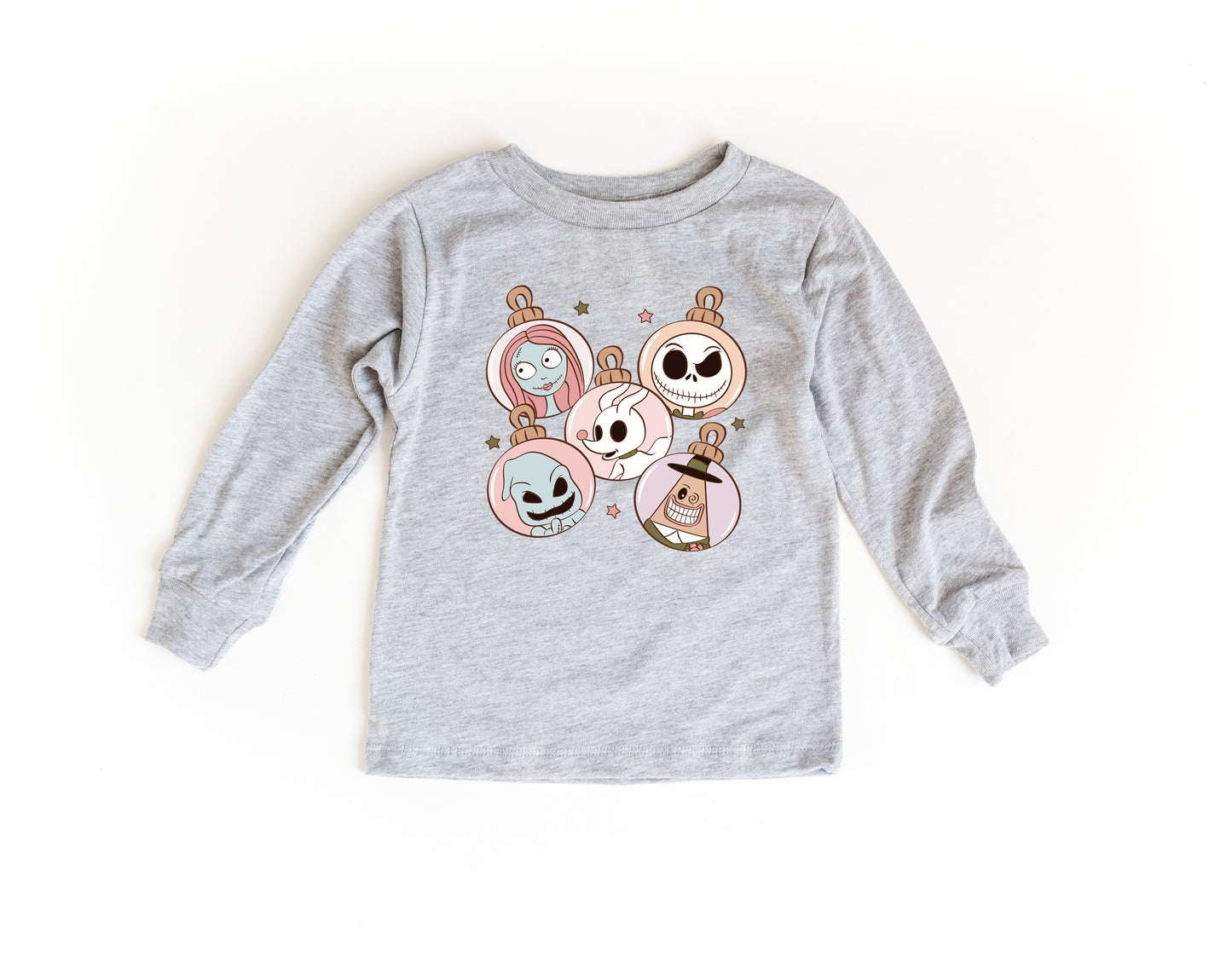 Nightmare Holiday Bulbs - Kids Long Sleeve