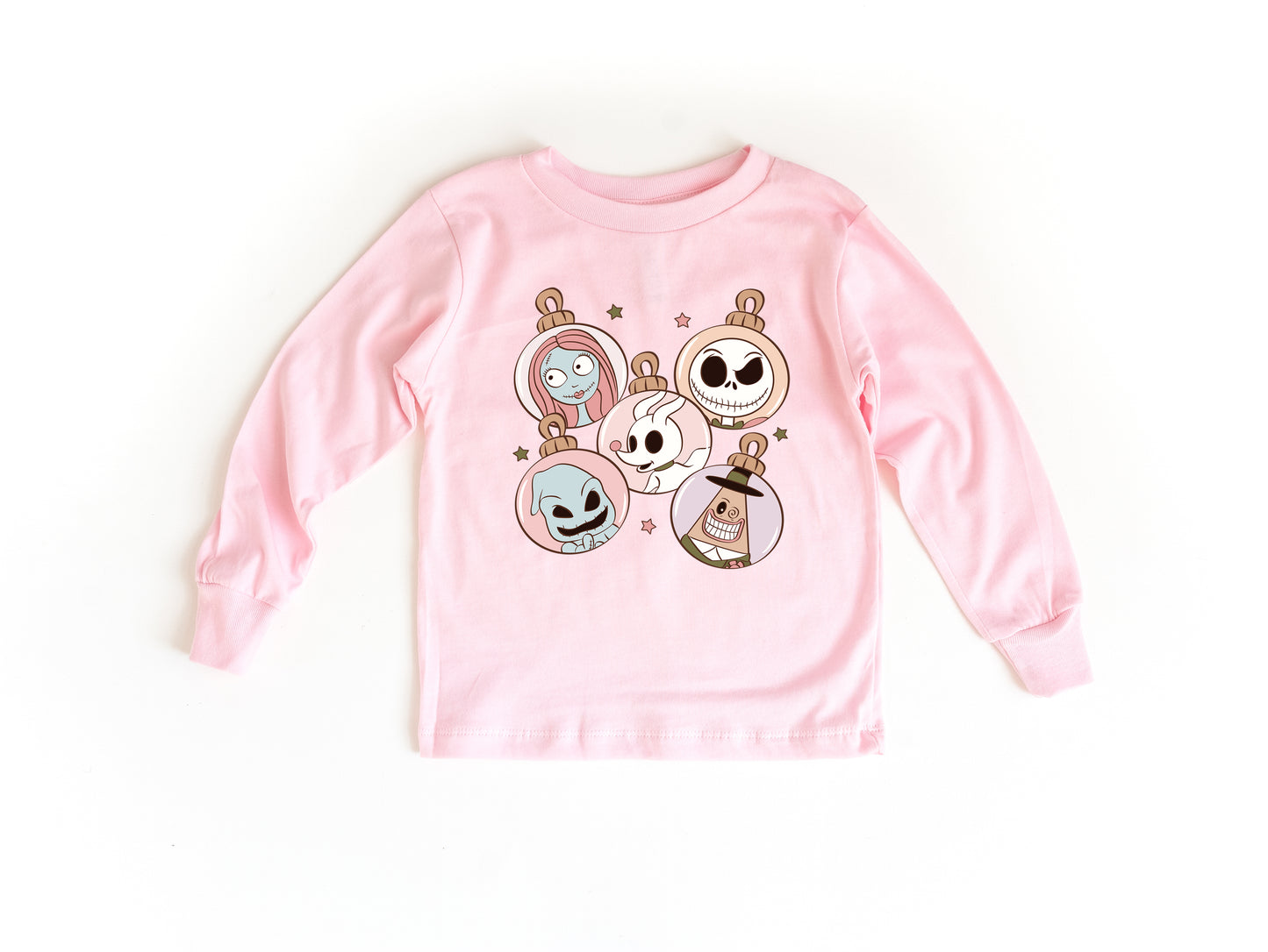 Nightmare Holiday Bulbs - Kids Long Sleeve