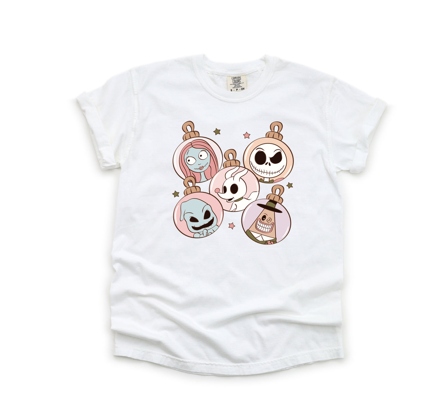 Nightmare Holiday Bulbs - Comfort Colors Adult Tee