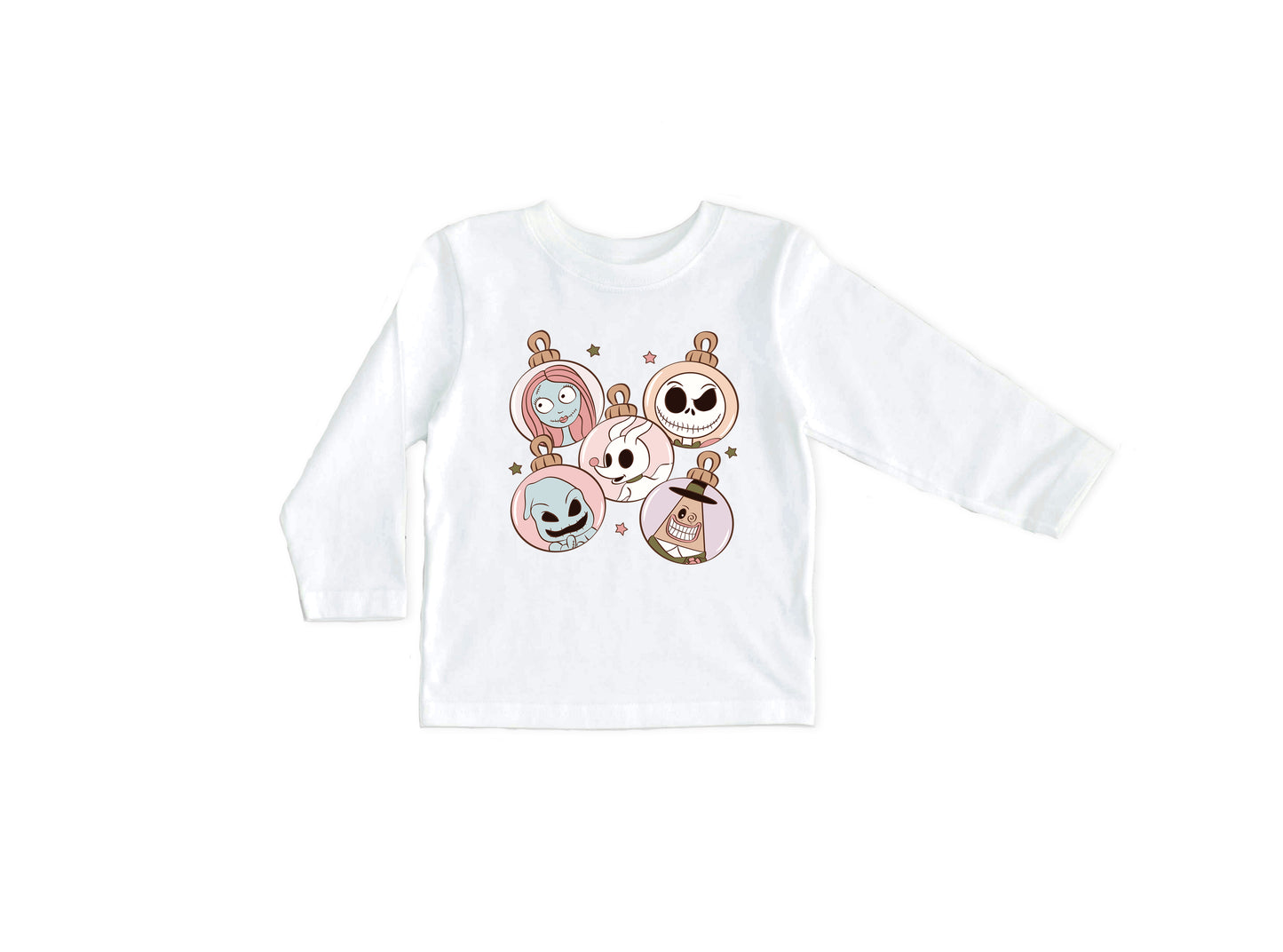 Nightmare Holiday Bulbs - Kids Long Sleeve