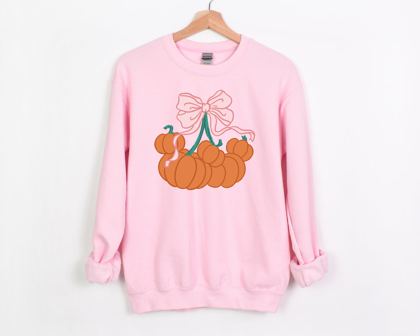 Pumpkin Cherries - Adult Fleece Sweatshirt