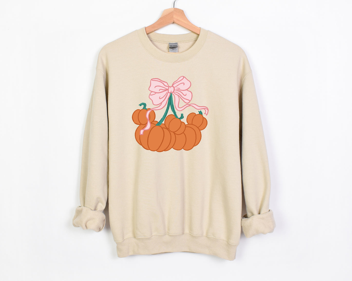 Pumpkin Cherries - Adult Fleece Sweatshirt