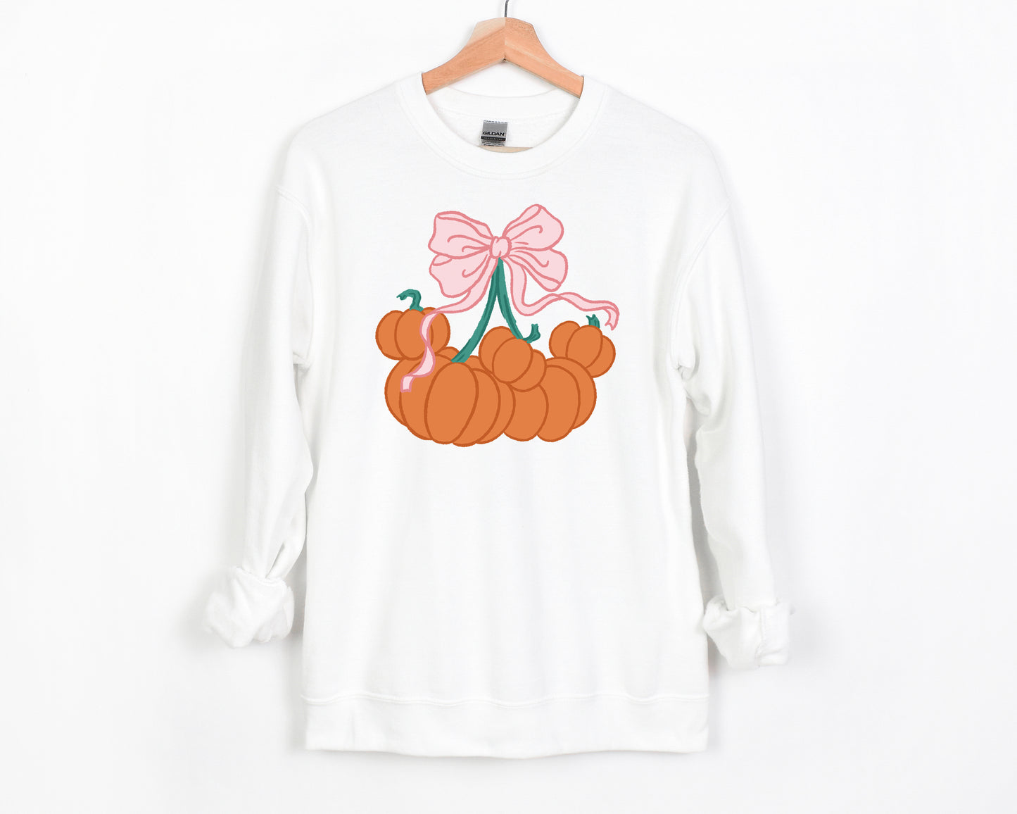 Pumpkin Cherries - Adult Fleece Sweatshirt