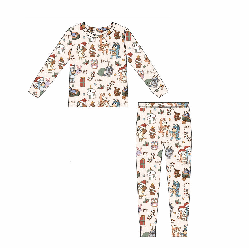 Pup Family Christmas - Bamboo Pajama Set *READY TO SHIP*