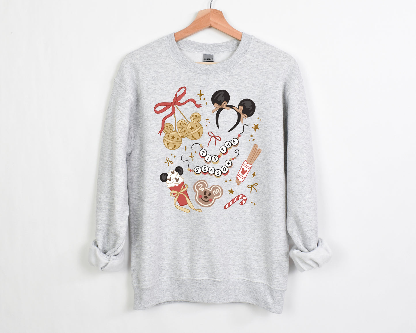 Tis the Christmas Season - Adult Fleece Sweatshirt
