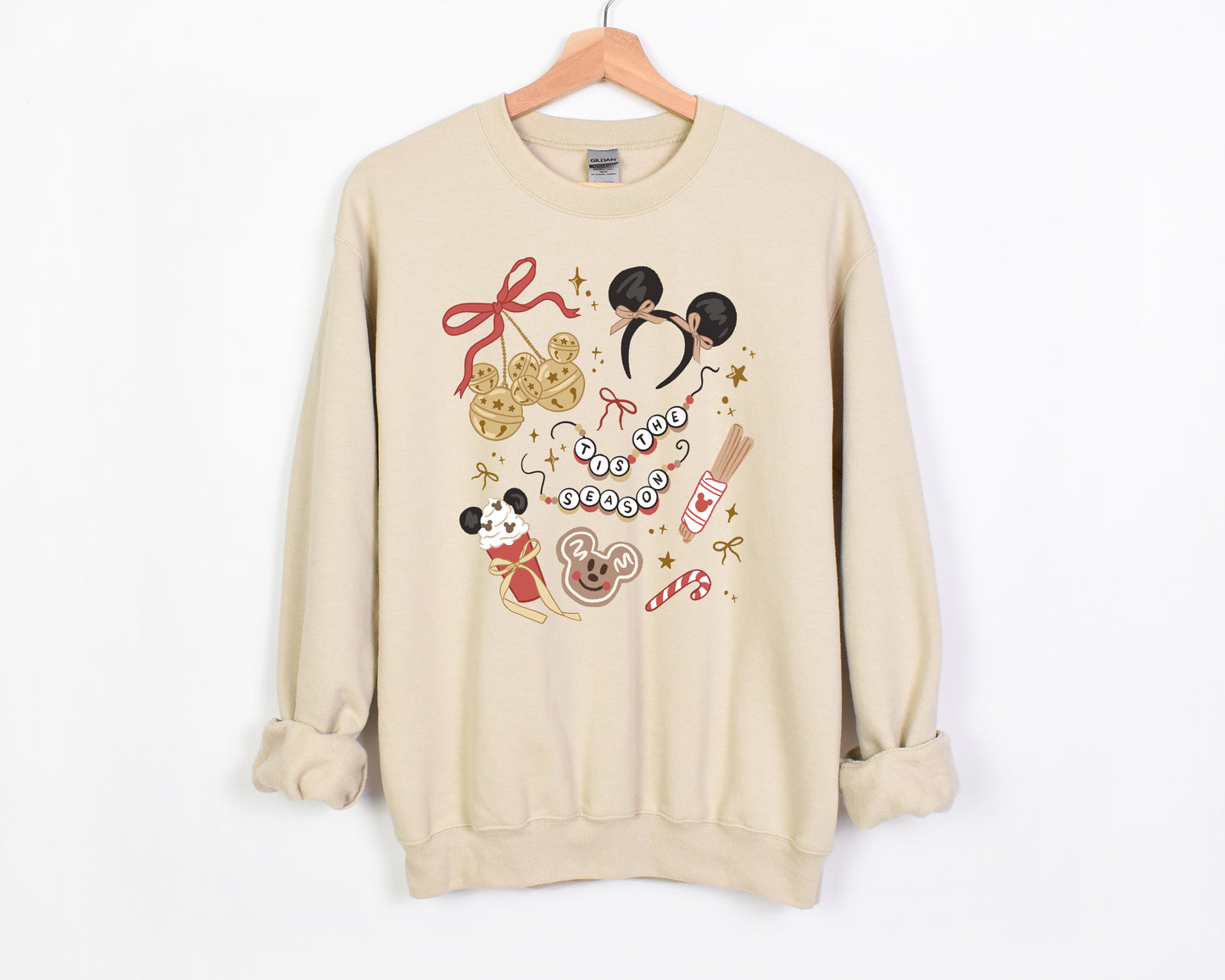 Tis the Christmas Season - Adult Fleece Sweatshirt