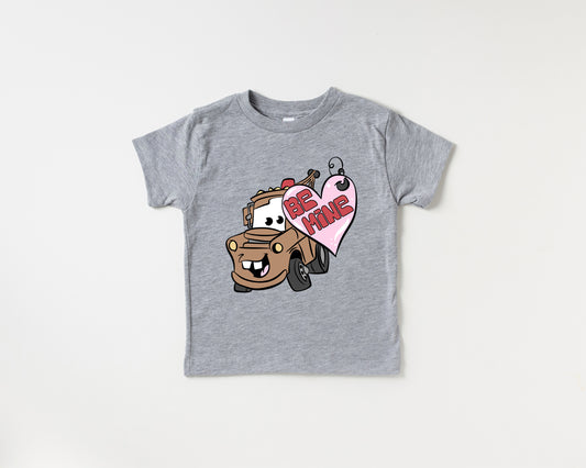 Be Mine Tow Truck - Kids Tee