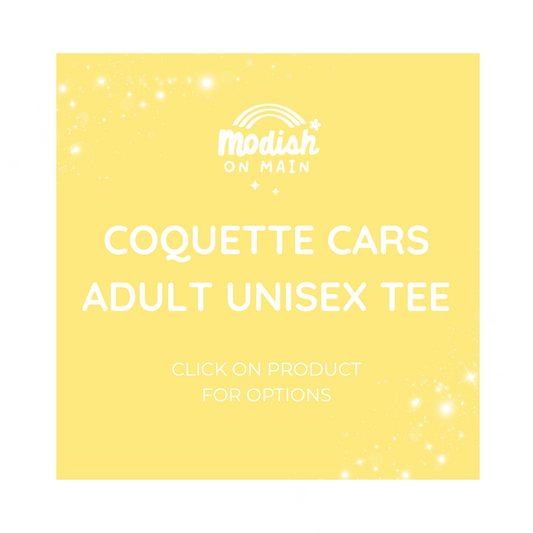 Coquette Cars - Comfort Colors Adult Tee