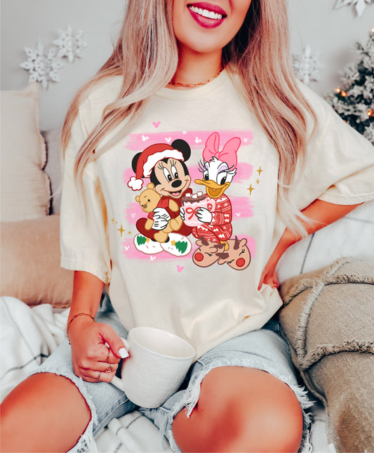 Christmas Besties - Comfort Colors Adult Tee