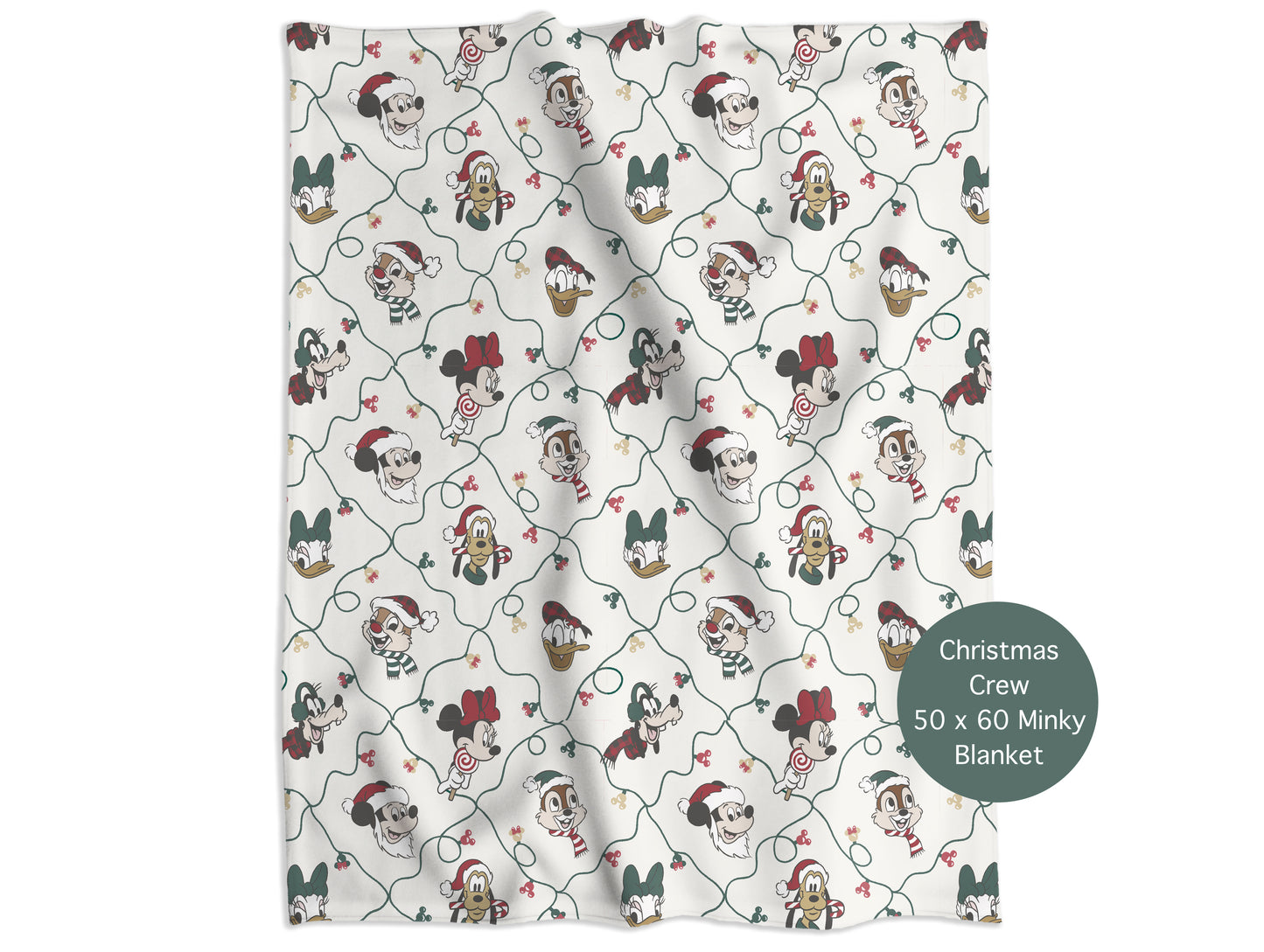 Christmas Crew Minky Throw Blanket *PREORDER*