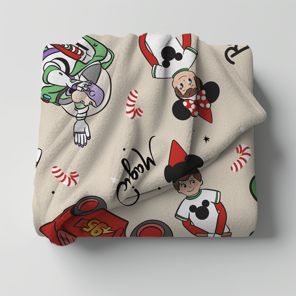 Elf Magic Minky Throw Blanket *PREORDER*