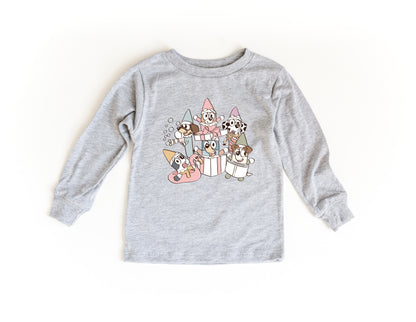 Elf Dogs - Kids Long Sleeve