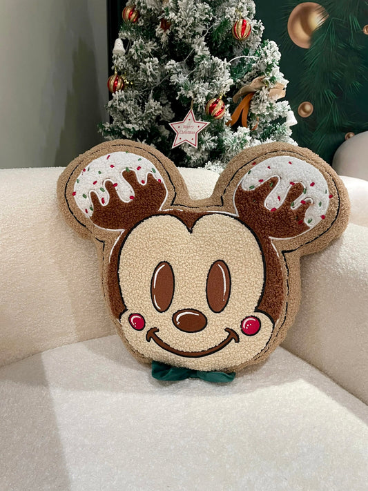 Ginger Cookie Mick Plush Pillow *READY TO SHIP*