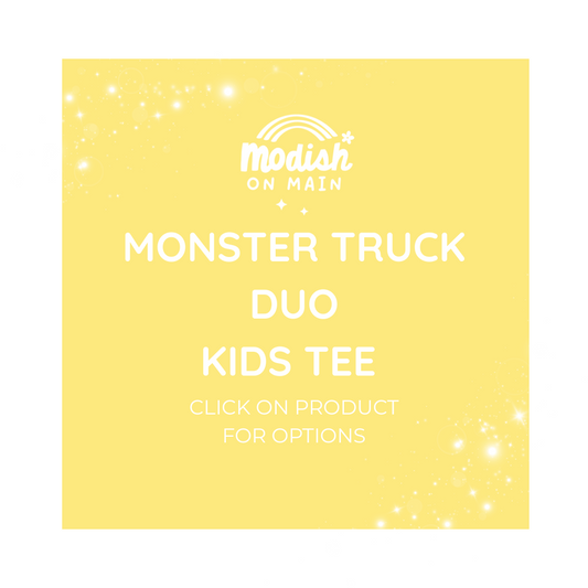 Monster Truck Duo - Kids Tee