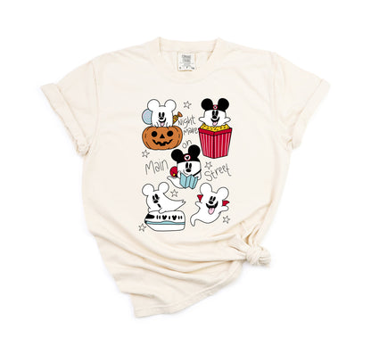 Boo's on Main Street - Comfort Colors Adult Tee