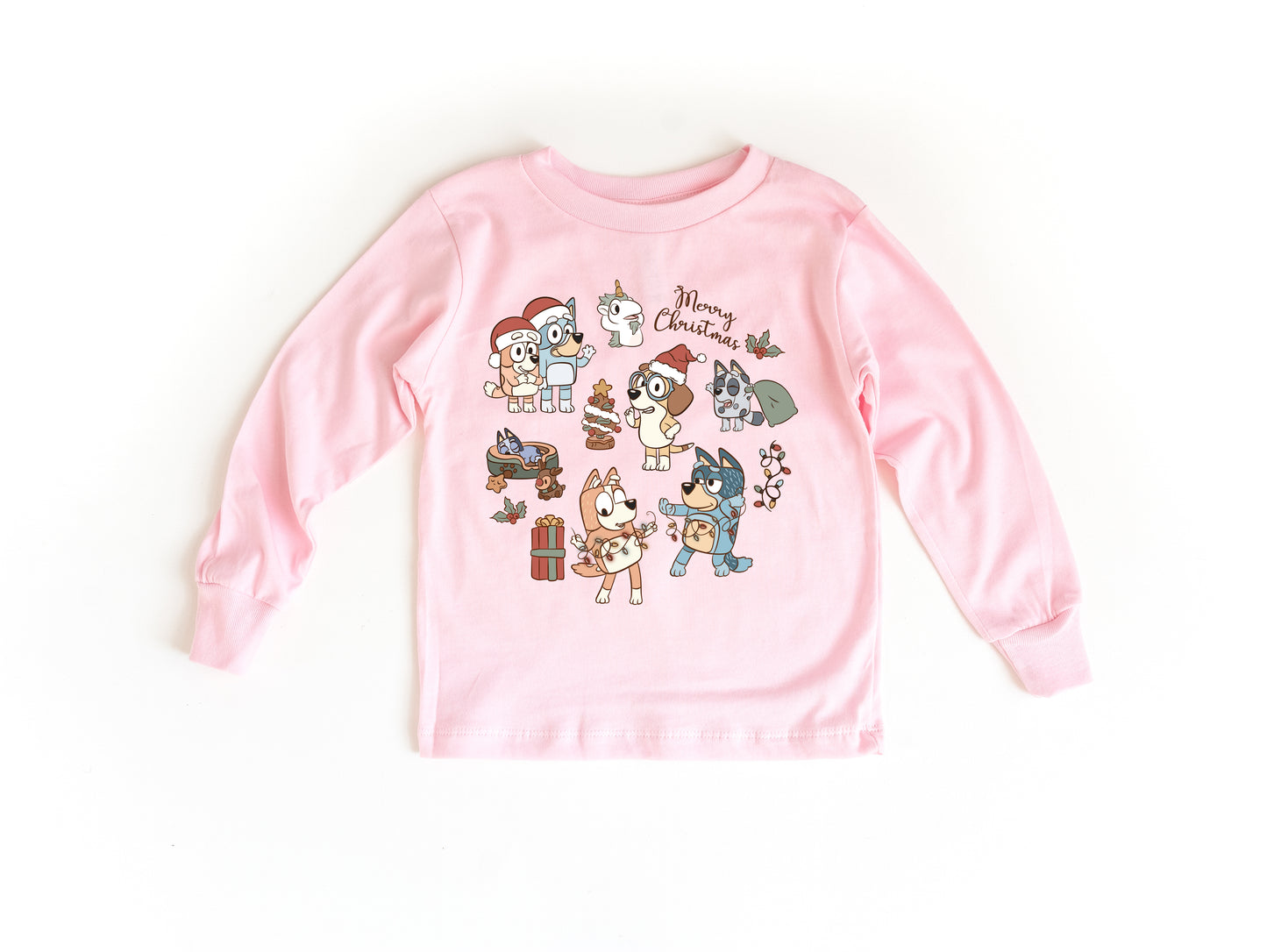 Pup Family Christmas - Kids Long Sleeve