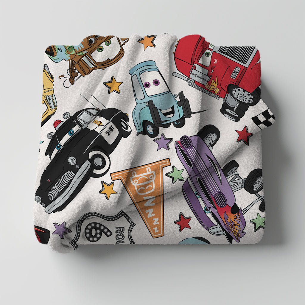 Route 66 Friends Minky Throw Blanket *PREORDER*