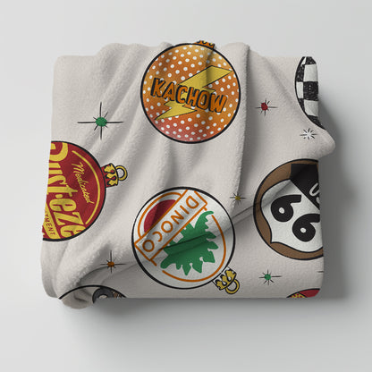 Route 66 Ornaments Minky Throw Blanket *PREORDER*