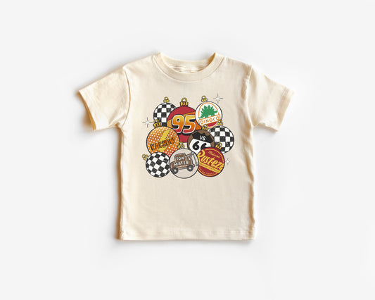 Route 66 Ornaments - Natural 4T Kids Tee *READY TO SHIP*