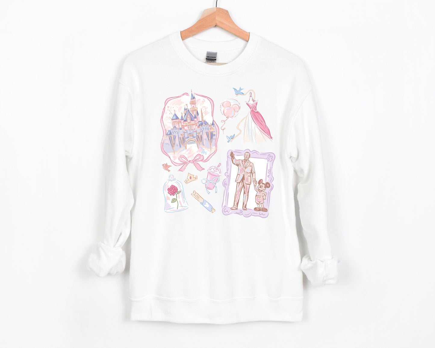 Spring Castle California - Adult Fleece Sweatshirt