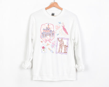 Spring Castle California - Adult Fleece Sweatshirt