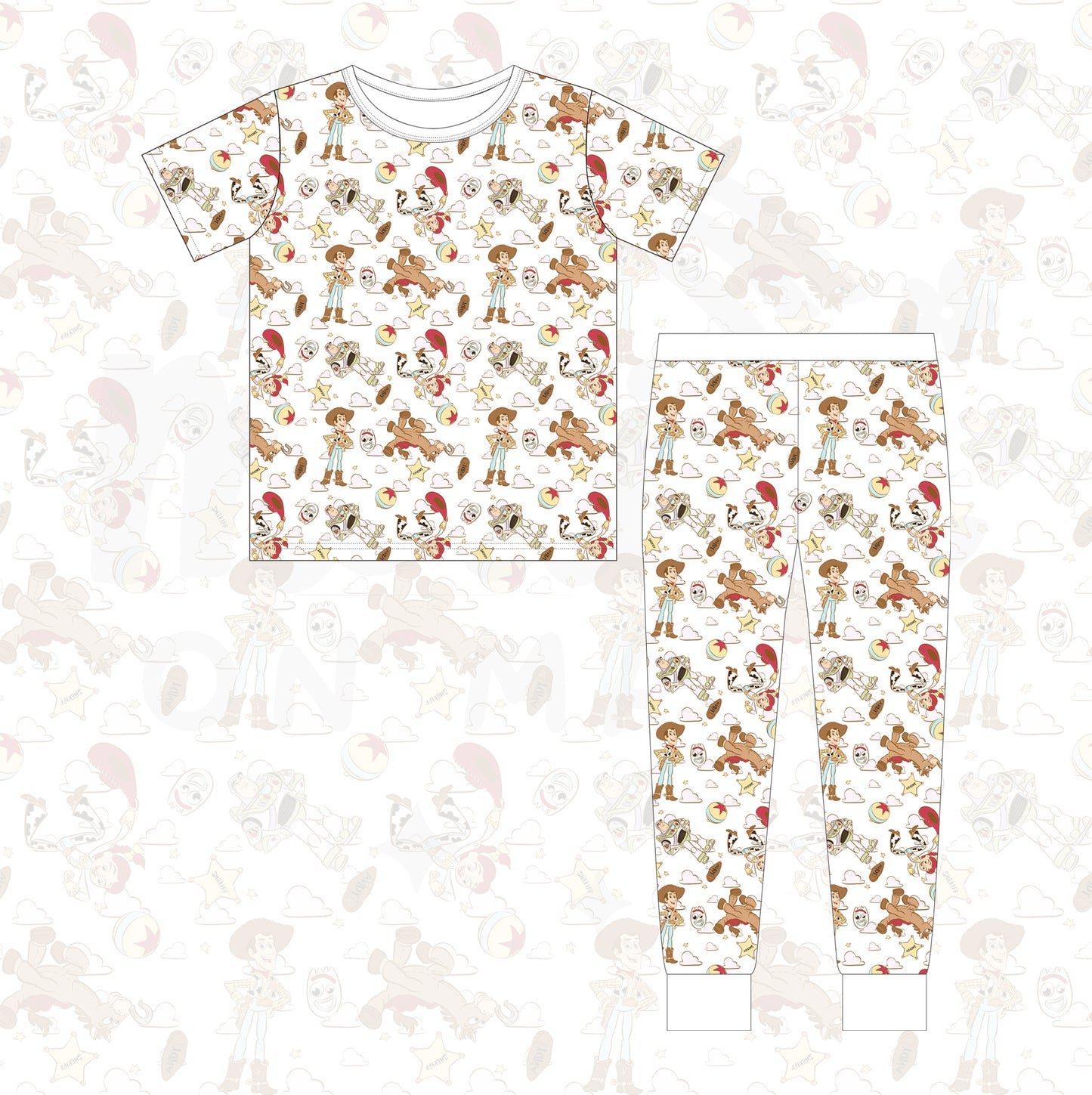 Toy Friends - Kids Bamboo Pajama Set  *PREORDER ITEM - MID/END MARCH SHIPPING*