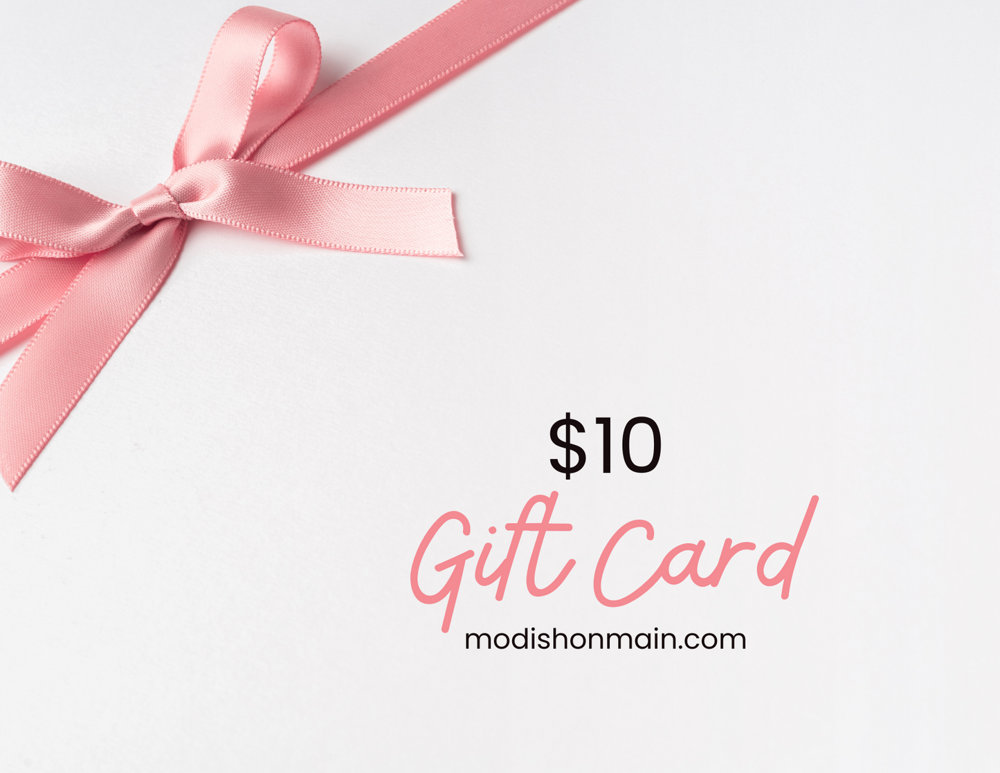 Modish on Main Digital Gift Card